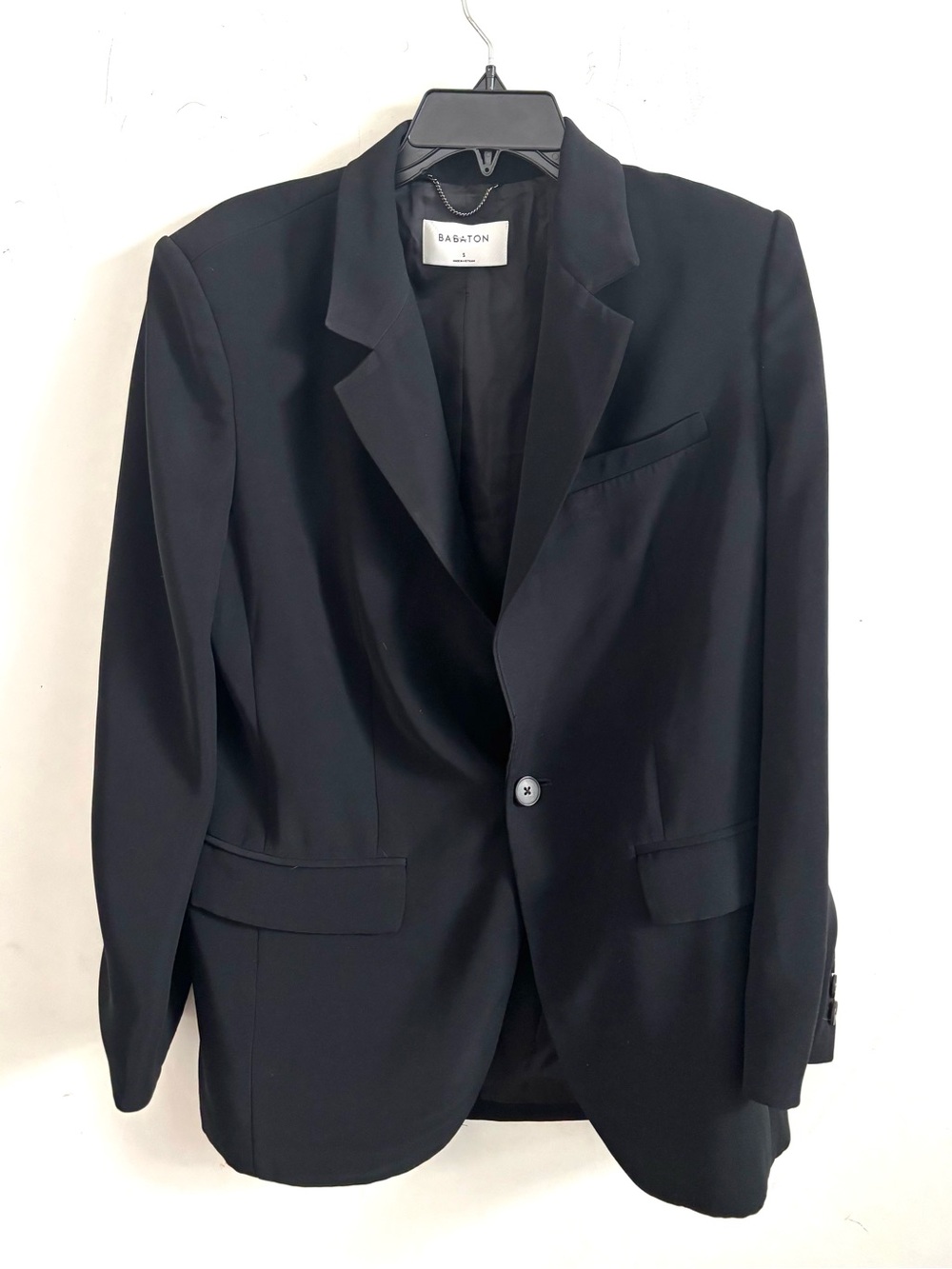 Aritzia Babaton Women’s  Blazer Small Oversized  Black Single Breasted Tailored